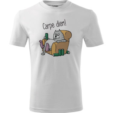 Tshirt, koszulka Kot Carpe Diem